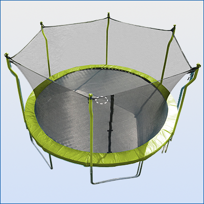 15-foot Trampoline with Enclosure
